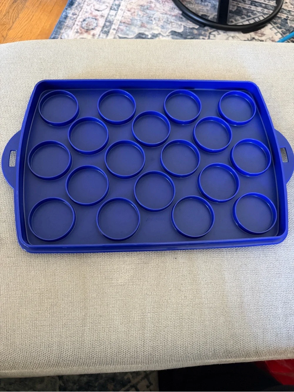 Tupperware cupcake carrier